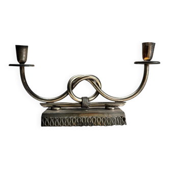 Mid-Century Metal Candleholder by Gio Ponti, Italy, 1950s