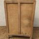 Vintage bedside table with compass legs