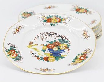 Lot 6 assiettes à dessert wg limoges