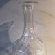 Carafe en verre taillé