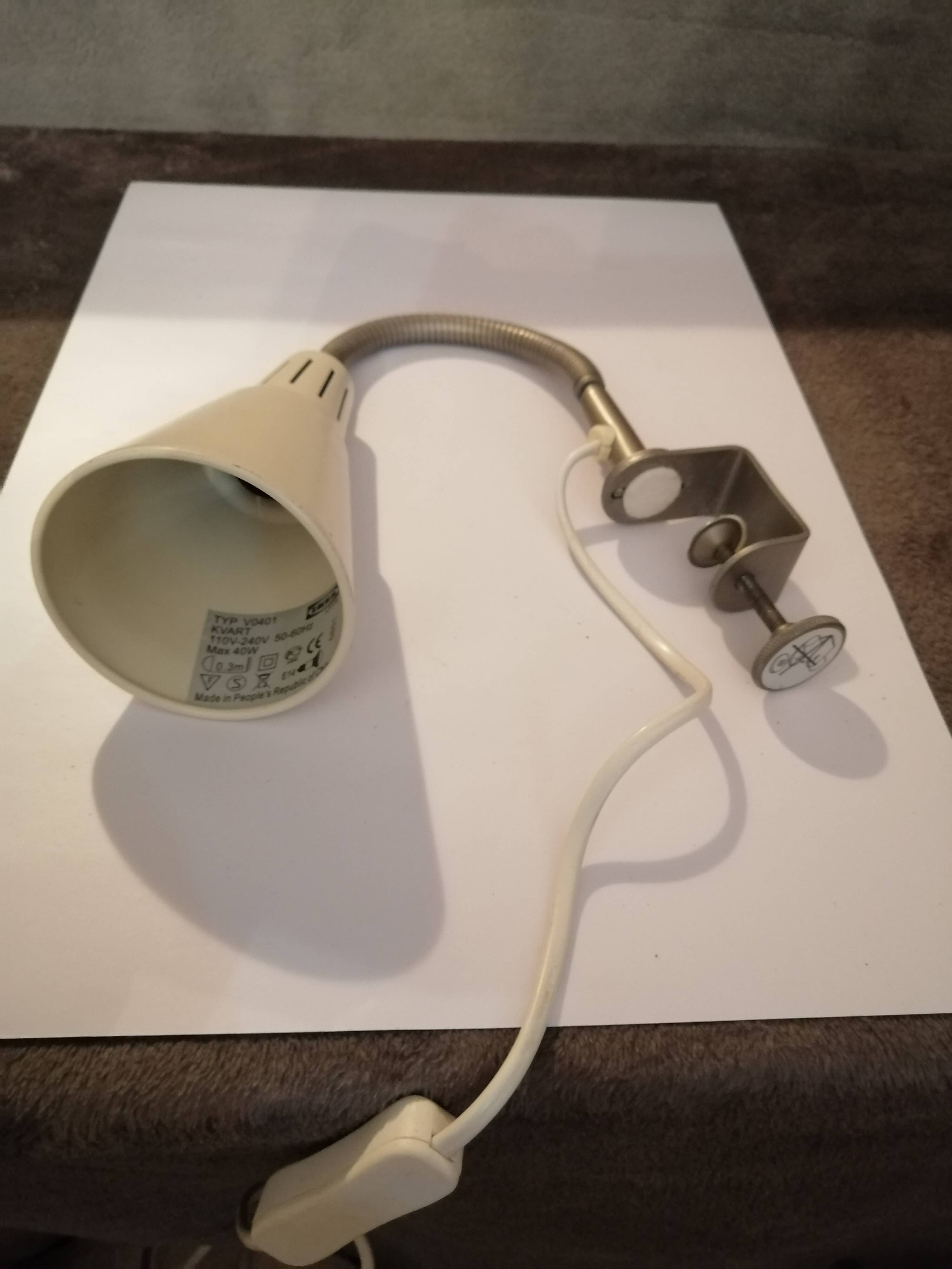Desk clip lamp