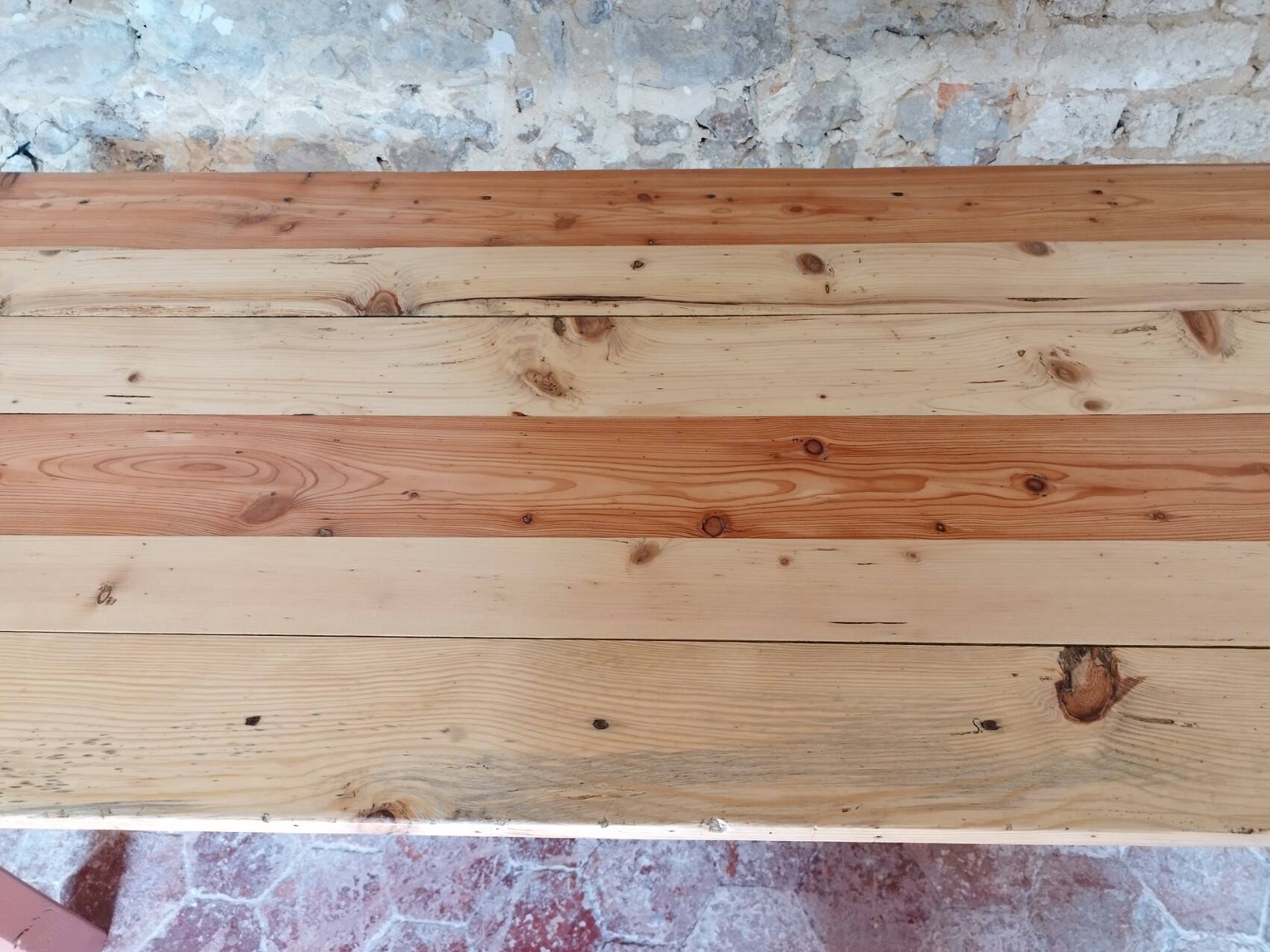 Terracotta farm table