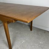 Scandinavian style extendable teak table by Nathan furniture 1960