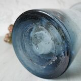 Vase in blown and bubbled glass