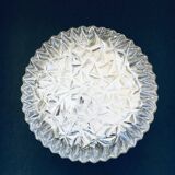 German wall lamp in crystal glass by Bur Leuchten, 1960s