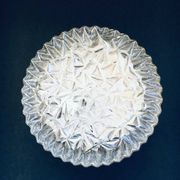 German Wall Lamp in Crystal Glass by Bur Leuchten, 1960s