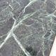 Green marble and brass coffee table