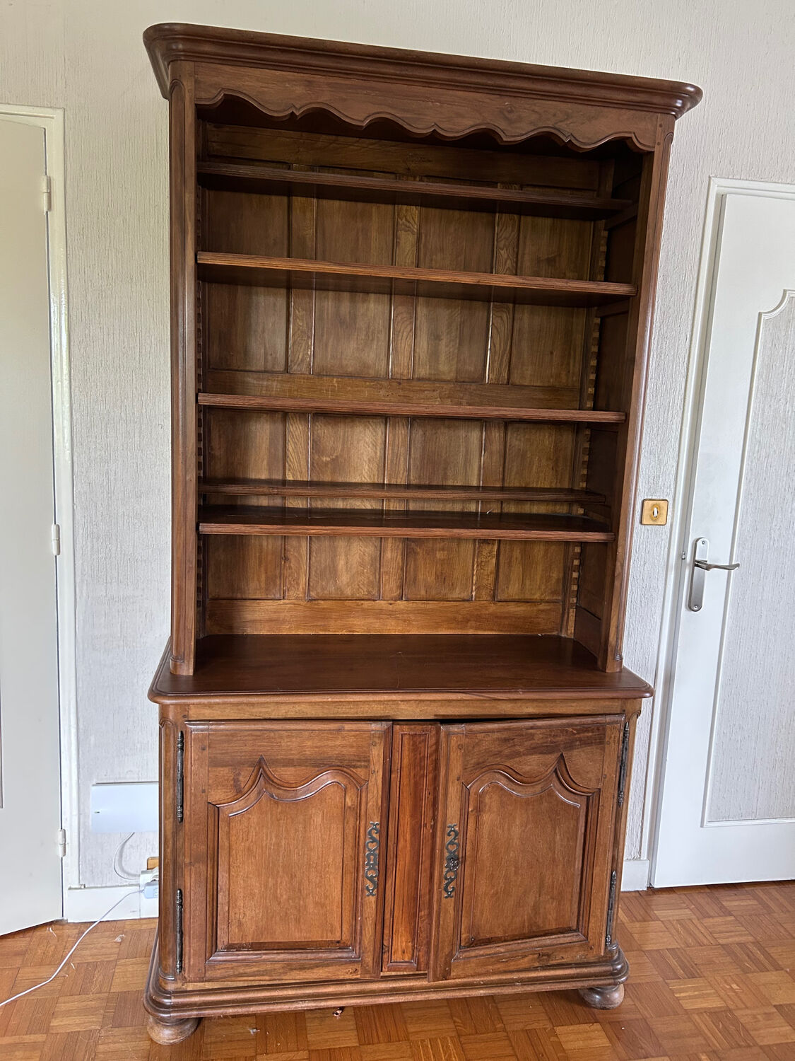 Antique rustic Louis XIII style dresser