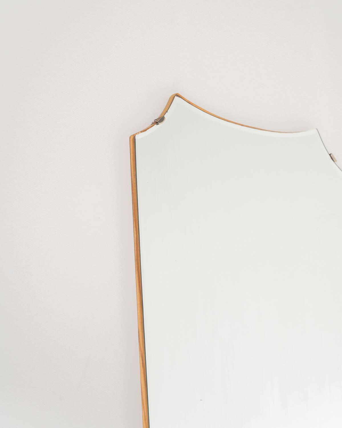 Shield-shaped wall mirror, European production, 1930s–40s