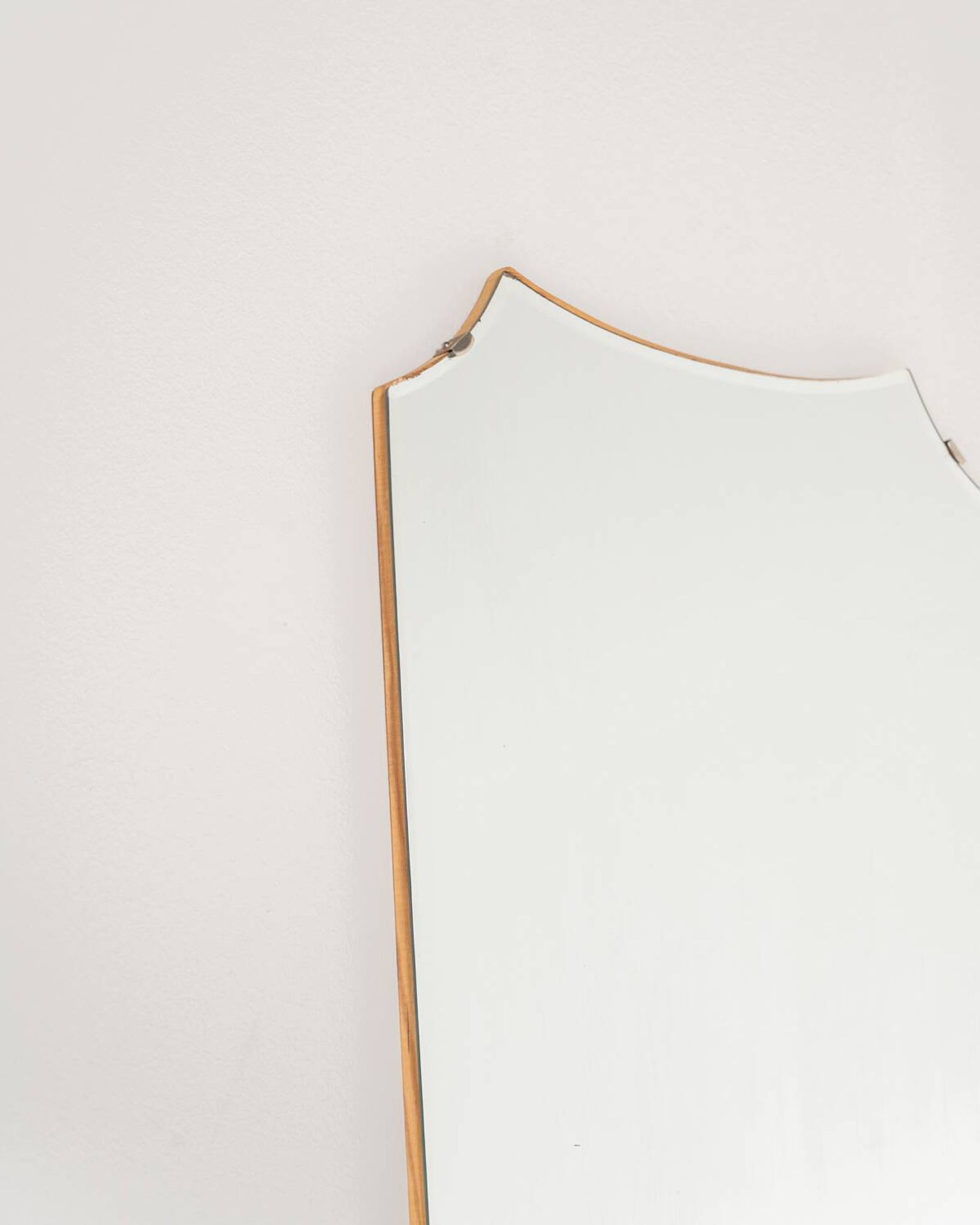 Shield-shaped wall mirror, European production, 1930s–40s