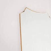 Shield-shaped wall mirror, European production, 1930s–40s