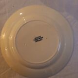 Set of 12 flat plates Terre de fer, Brienne model, HB&Cie manufacture, early twentieth century.