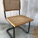 Chaise B32 noire hêtre