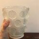 Vintage Verlys glass vase with cabochons