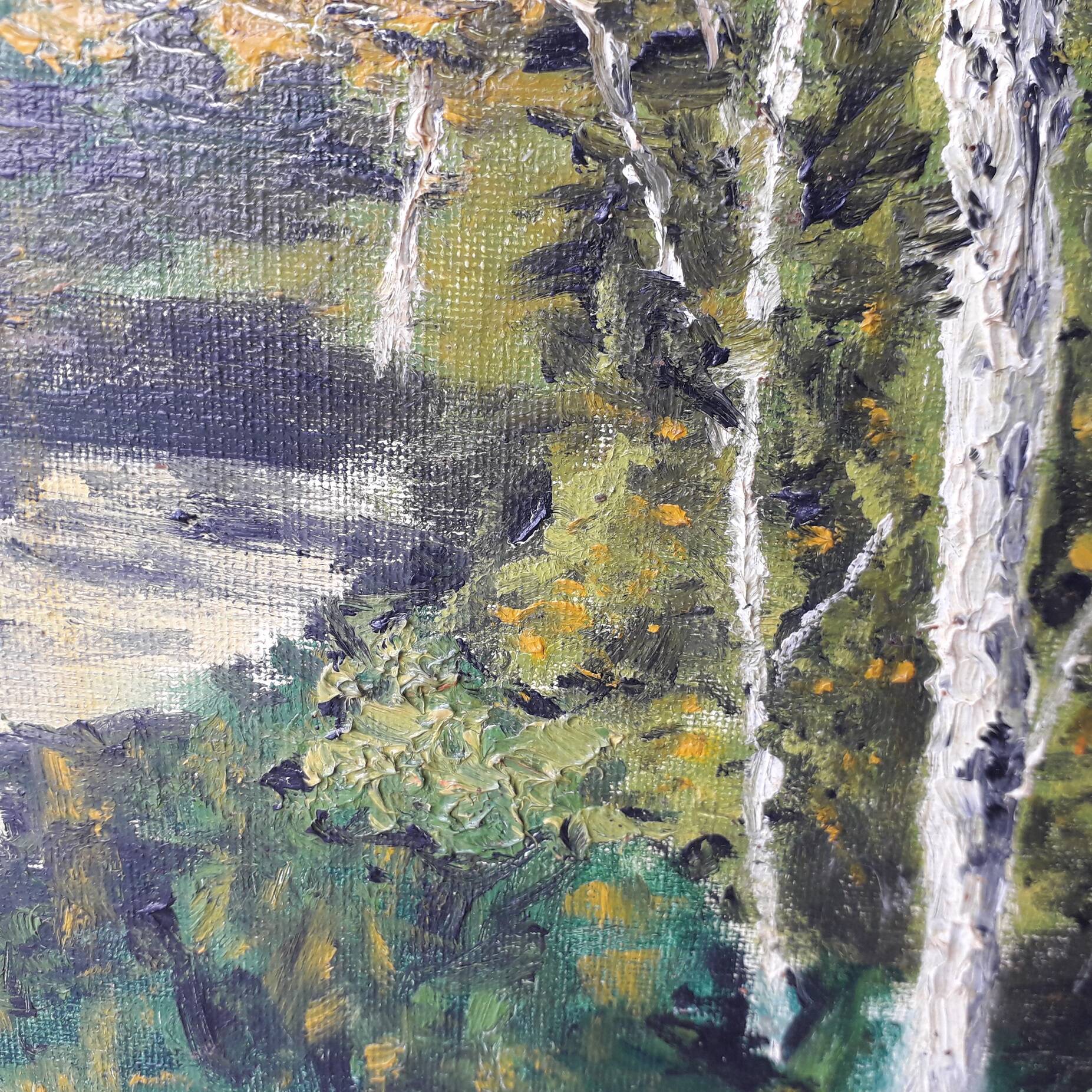 Tableau peinture huile sur toile