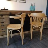 Pair of bistro chairs