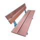 Garden bench, cast iron legs and exotic wood