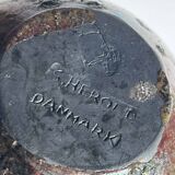 Mid-century modern Danish studio pottery bowl by Sussie Herold, 1960s.