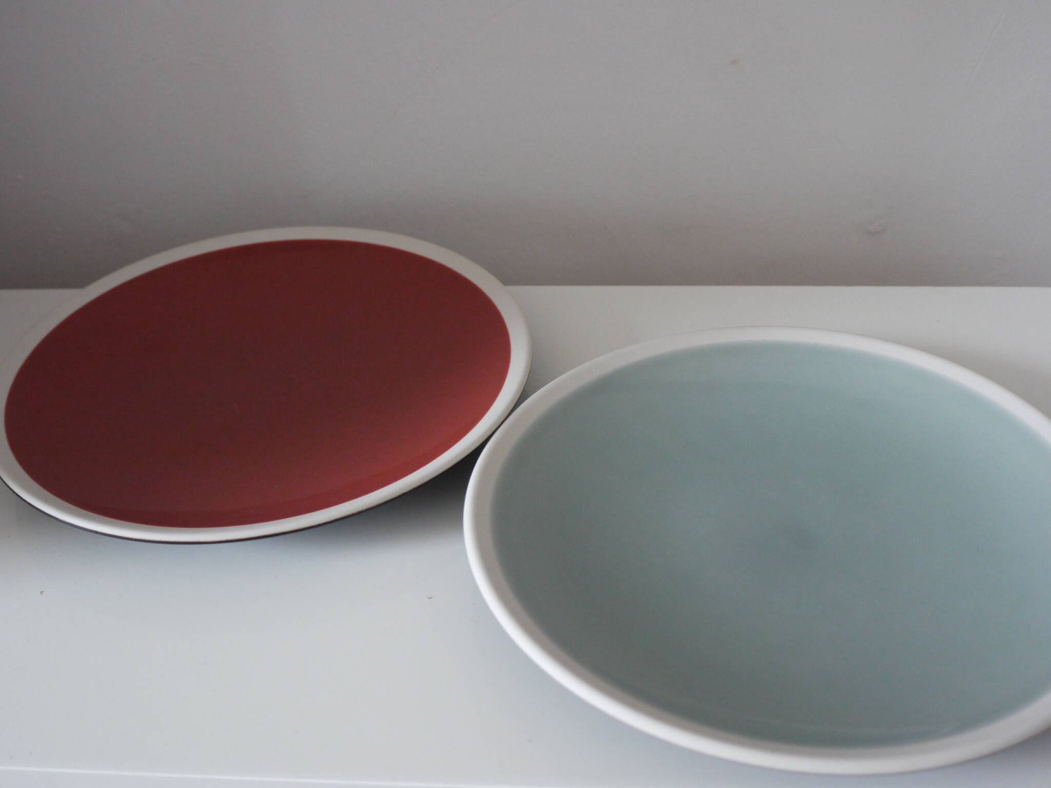 Set of two dessert plates Jars