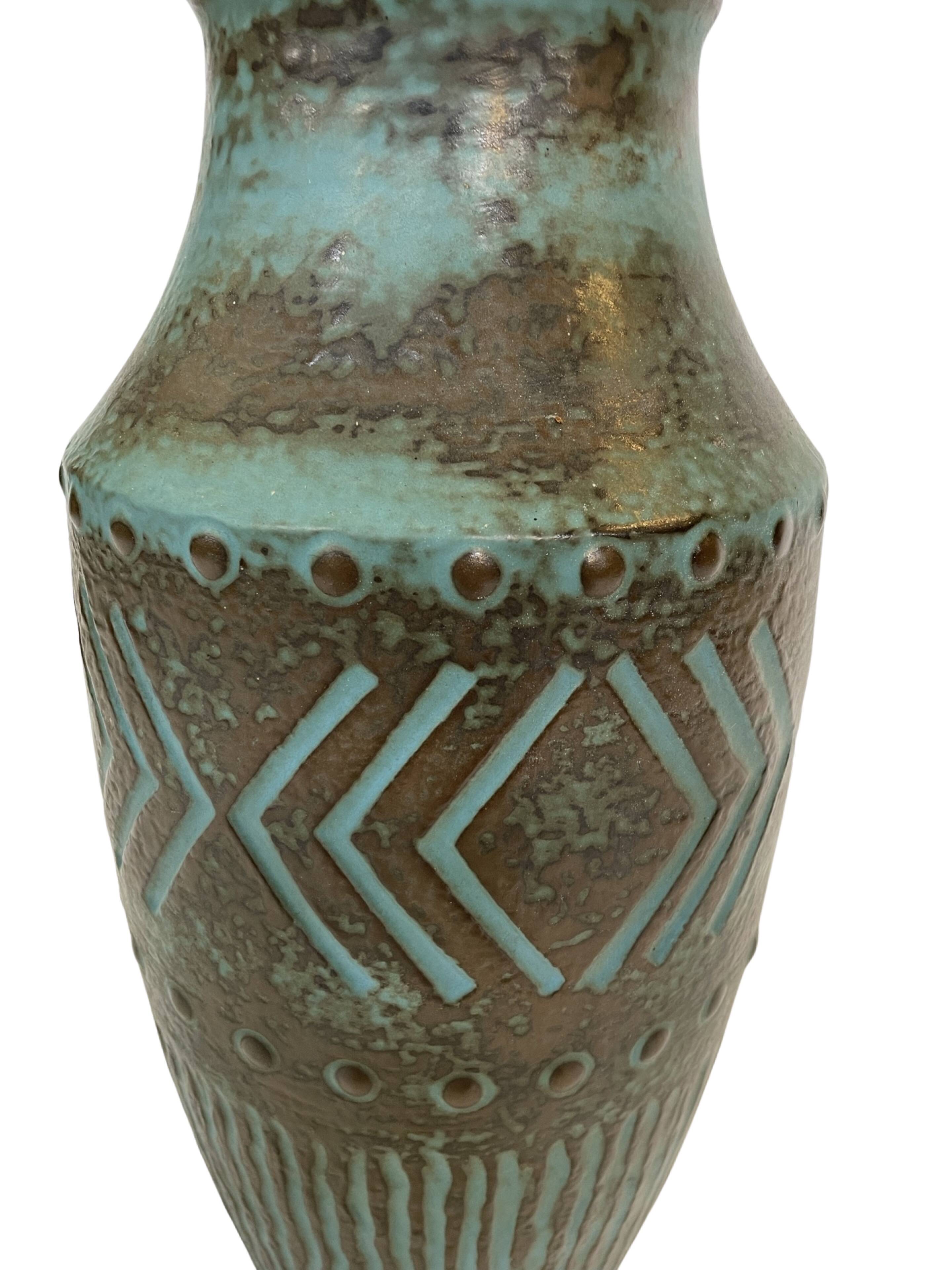 West Germany ceramic vase 44 cm
