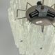 60s 70s lamp light ceiling lamp chandelier plastic space age