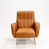 Italian armchair in the style of 'Lady' by Marco Zanuso for Arflex, 1950s