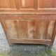Vintage Parisian buffet with 2 bodies in white poplar wood