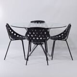 Round dining table model 459 by takehiko mizutani for alivar, 1990s