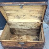 Authentic carriage trunk end 19 th century