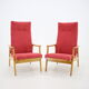 Set of two adjustable armchairs, Thon, 1970