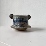 Yvon Gauchot ceramic bowl with handles