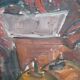Oil on cardboard 1960/1970