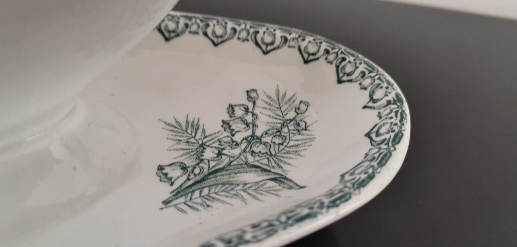 Old sauter Iron Earth St Amand model Lily of the valley
