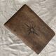 Tabouret bas ancien brodeuse en bois tourné