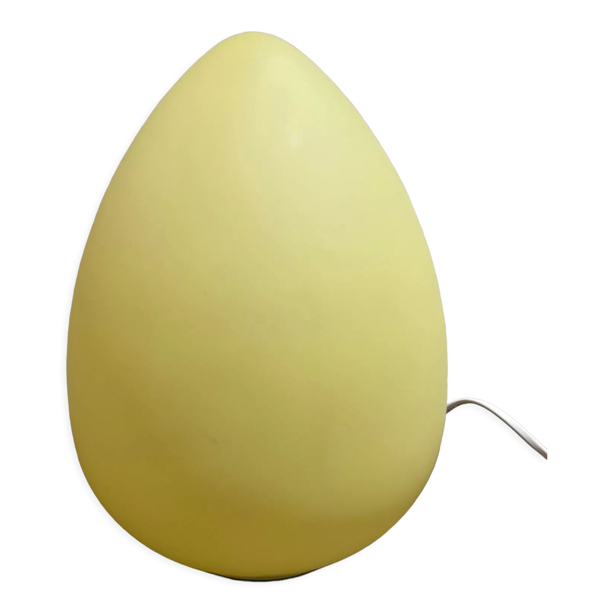 Glass egg lamp