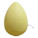 Glass egg lamp