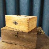 Two wooden boxes