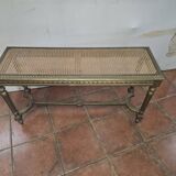 Old Louis XVI style gilded piano bench