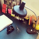 Black desk lamp