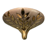 Italian Art Brass Single Sconce, 1970s