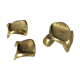 Suite of three bronze "ray"