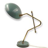 Light blue table lamp, France 1960s
