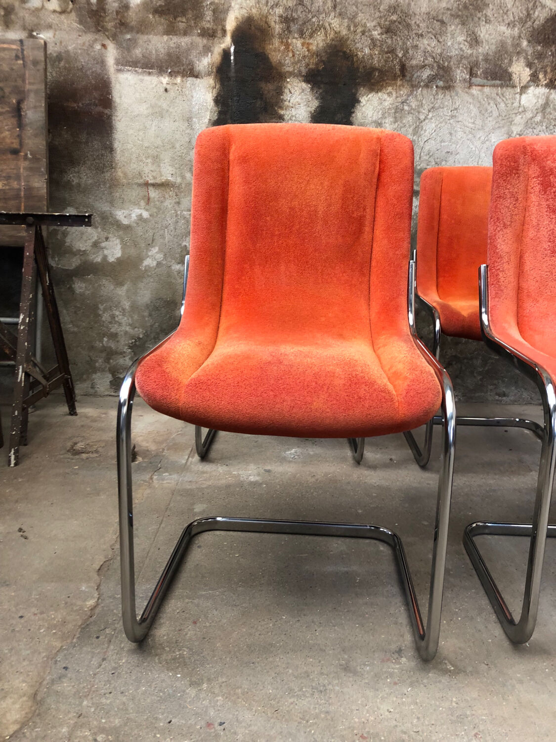 Vintage Willy Rizzo Chairs Circa 1970