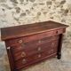 Commode Empire française ancienne en acajou