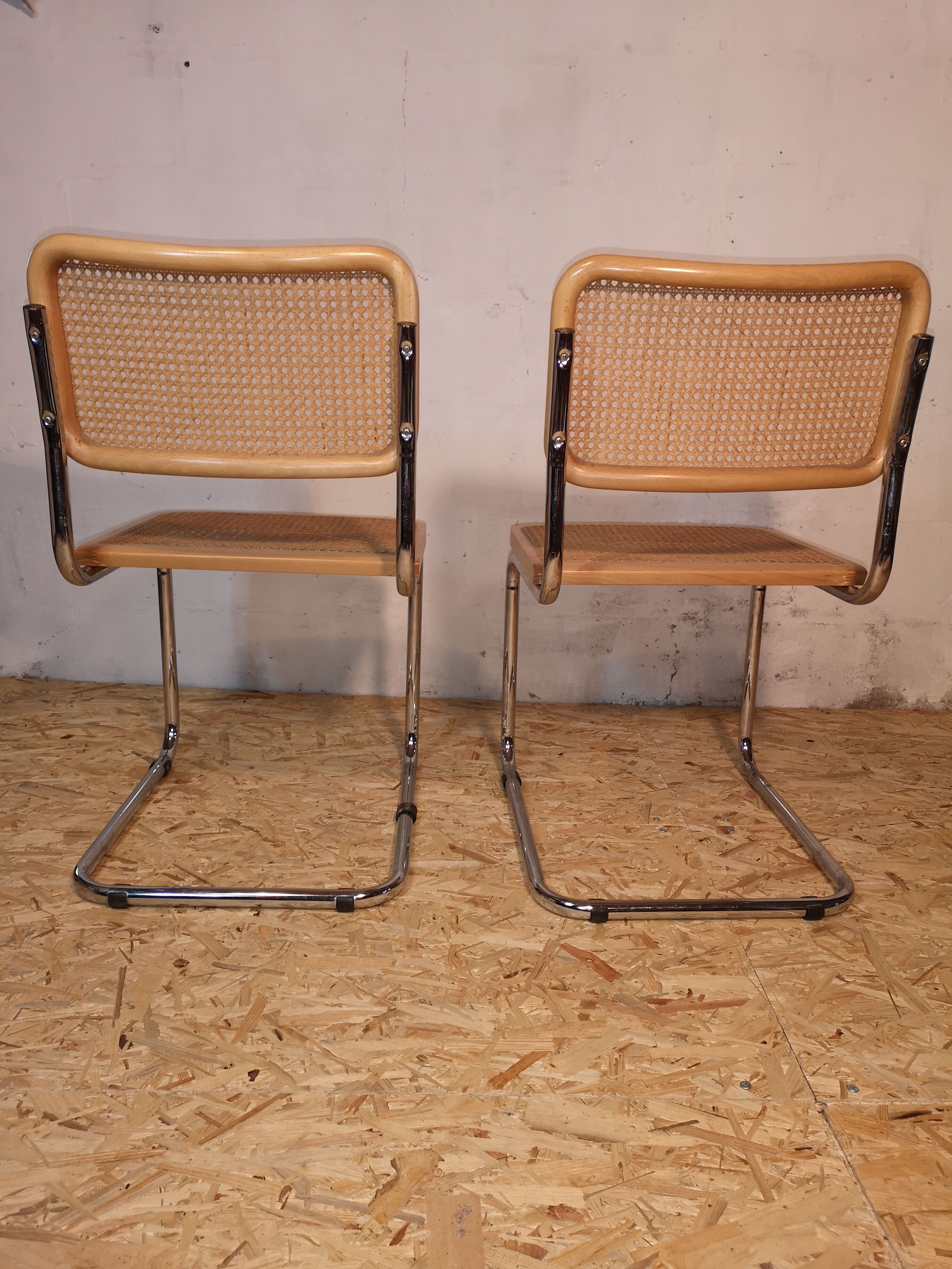 Pair of B32 Marcel Breuer Chair