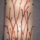 Vintage IKEA GYLLEN Julia Treutiger 1990s wall lamp white fall
