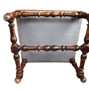 Armchair in the style of Louis XIII, handcrafted, antique.