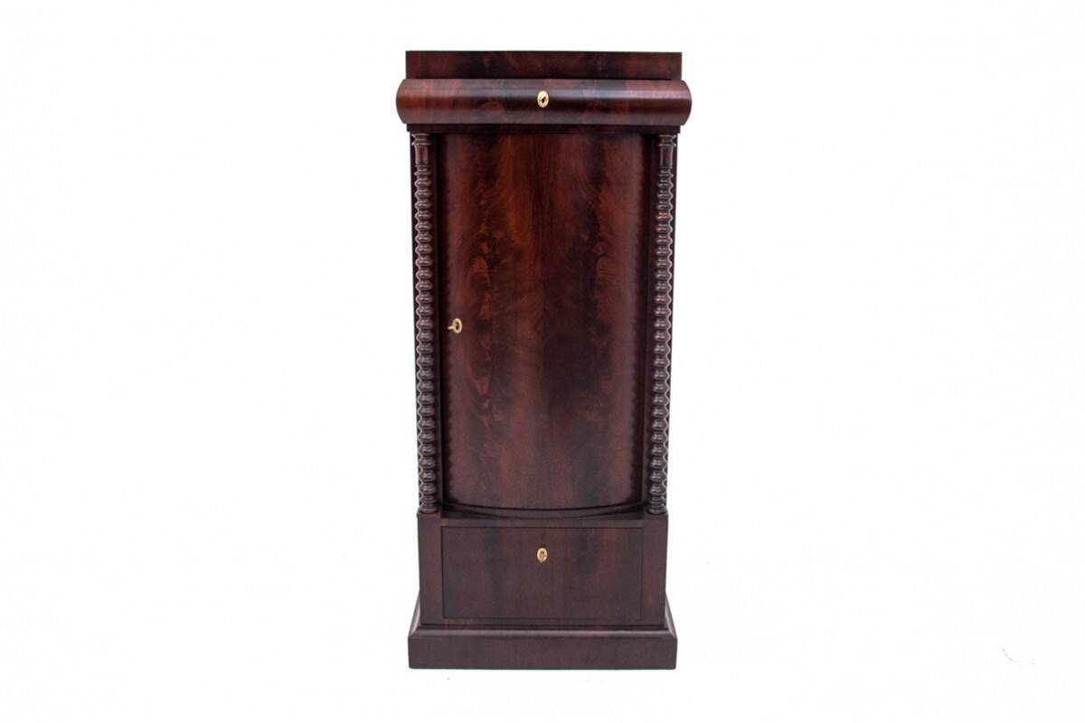 Mahogany cabinet, Northern Europe, circa 1860.