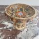 Cup, empty pocket, La Roue factory, Roland Zobel taste, enameled ceramic, Vallauris, decor