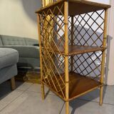 Shelf, rattan bedside table